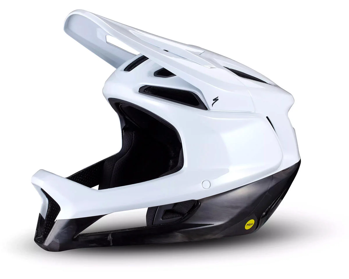 Specialized Gambit Carbon Full Face Helmet (White/Carbon) (S)
